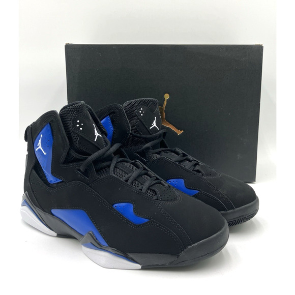 Nike JORDAN TRUE FLIGHT Men's LIGHTLY USED Basketball Shoes Black US Size 9 M - Picture 1 of 12